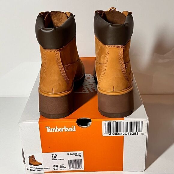 Timberland Kinsley Leather Lace-Up Boots - Picture 4 of 6